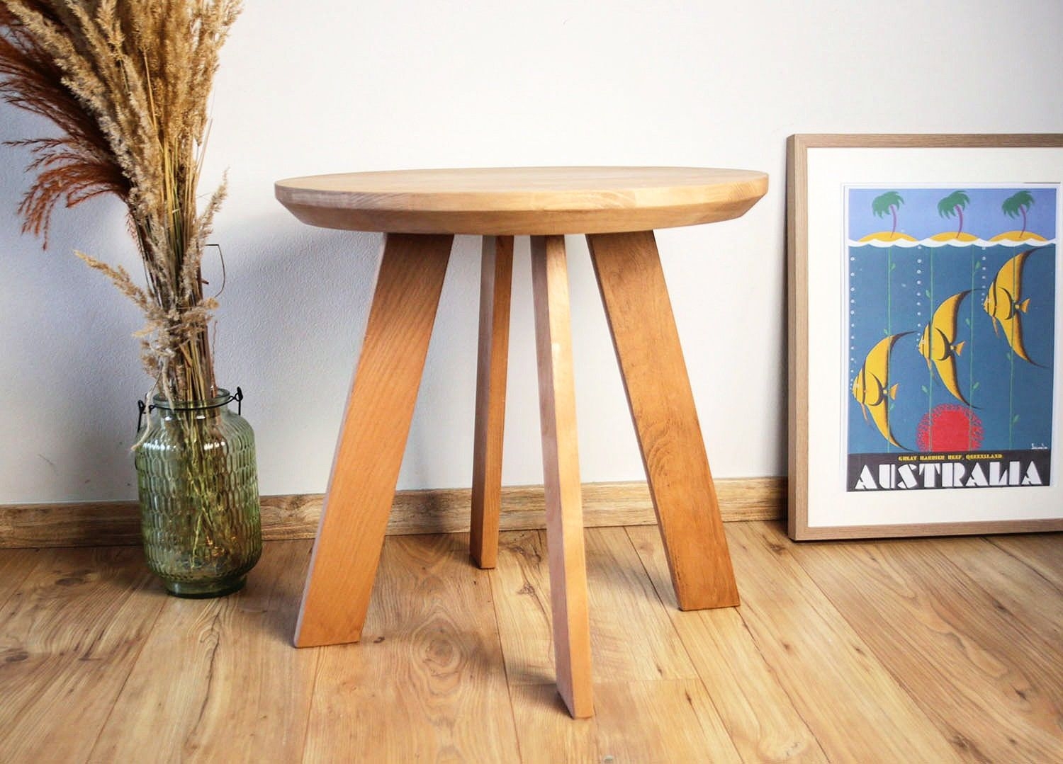 Mid century coffee table, scandinavian coffee table handmade in our shop, multiple wood stains, visit our shop for more vintage furniture!