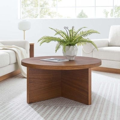 Modway Silas Coffee Table Wood in Brown | 16 H x 35.5 W x 35.5 D in | Wayfair