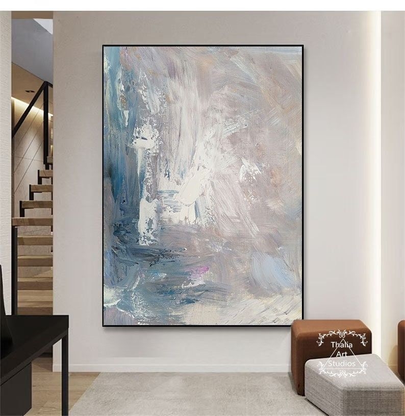 Original White Abstract Oil Painting Minimalist Abstract Painting White Painting Large Abstract Art Acrylic Abstract Canvas Contemporary Art