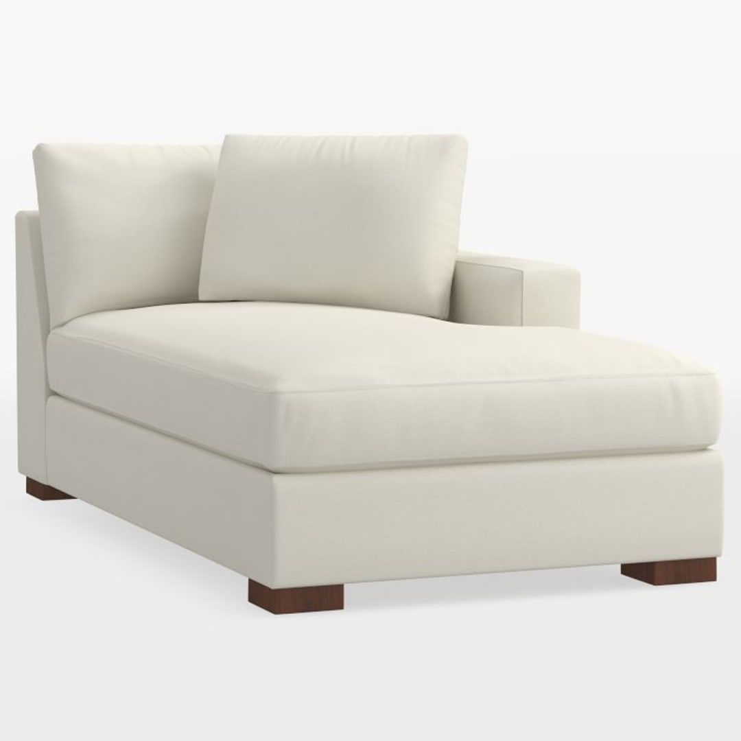 Sublimity Luxe Sectional Right Arm Chaise, Portland Boucle Milk - Make It Yours
