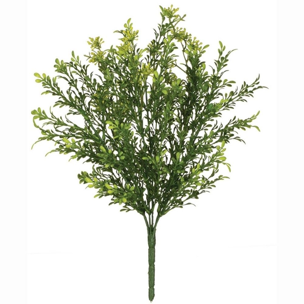 Sullivans Artificial Tealeaf and Berry Plant 12"H Green