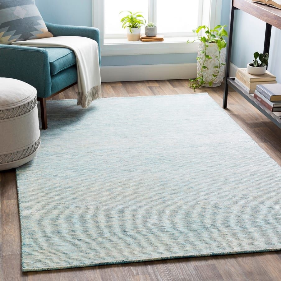 Surya Strada Rug - 23026 - Color: Ice Blue, Aqua, Cream; Size: 9' x 12'