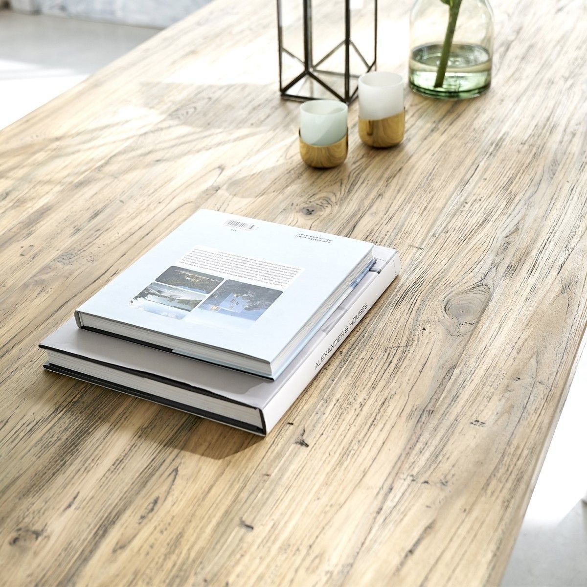 Table En Teck Recycl Massif Extensible 12 Pers.