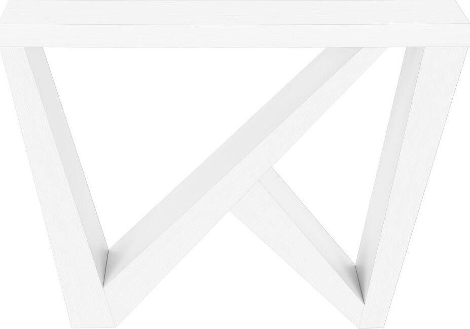 48 Inch White Hall Console | 1StopBedrooms