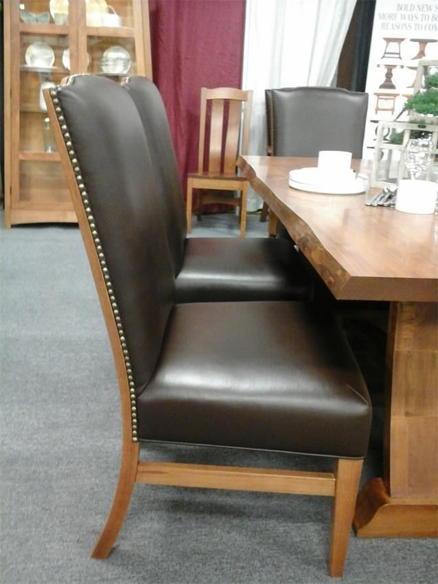 Amish Beacon Upholstered Parsons Dining Chair