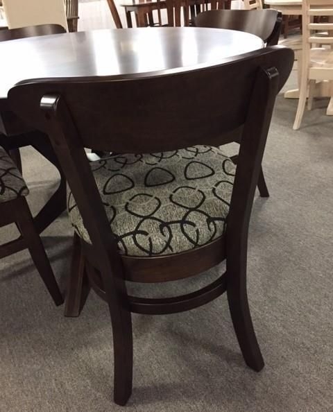 Amish Solid Wood Mid-Century Side Dining Chair
