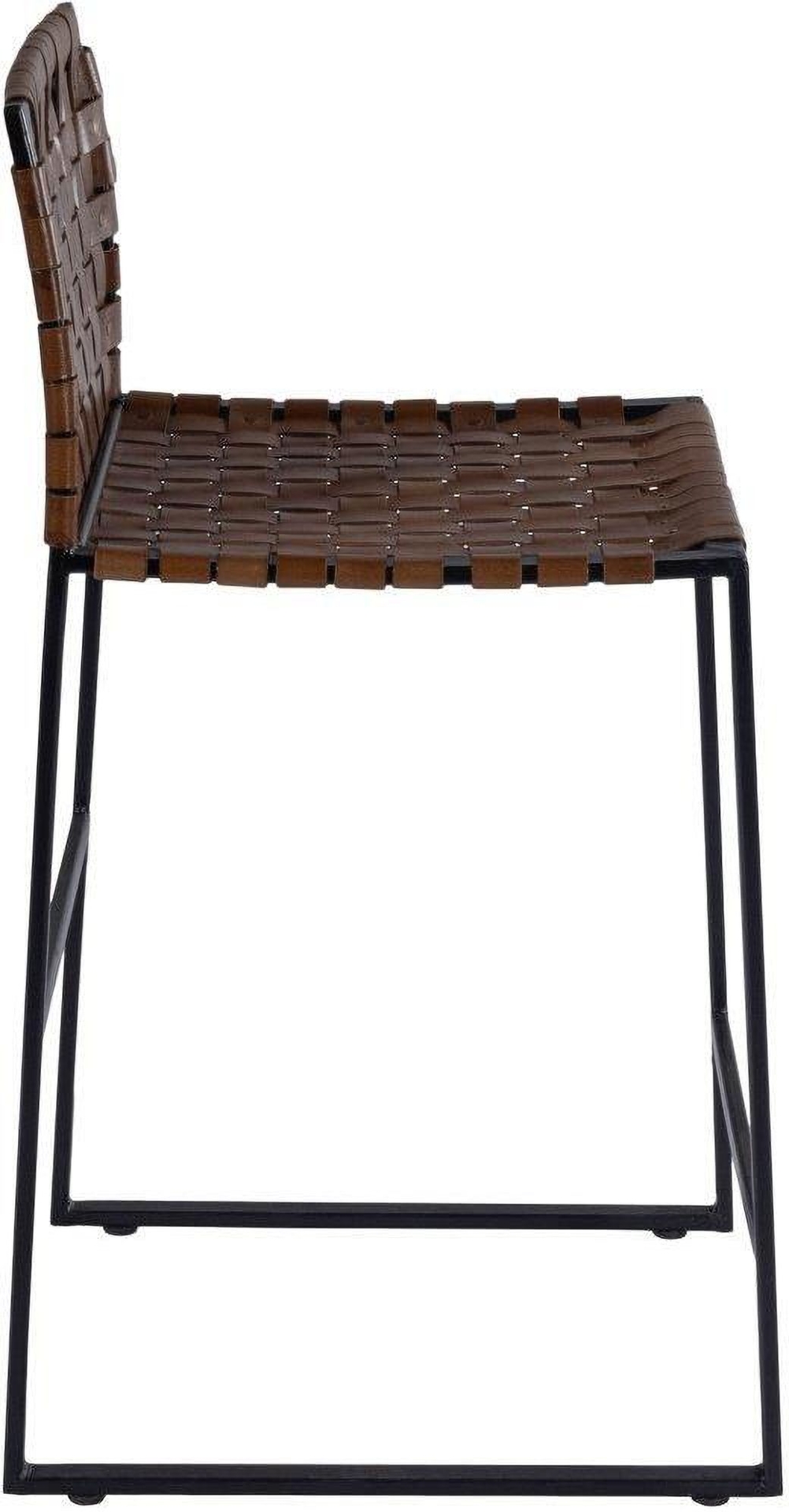 Butler Urban Brown Woven Leather Counter Stool | 1StopBedrooms