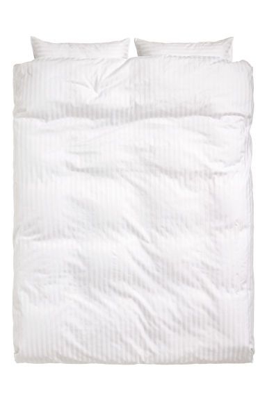 Cotton satin duvet cover set