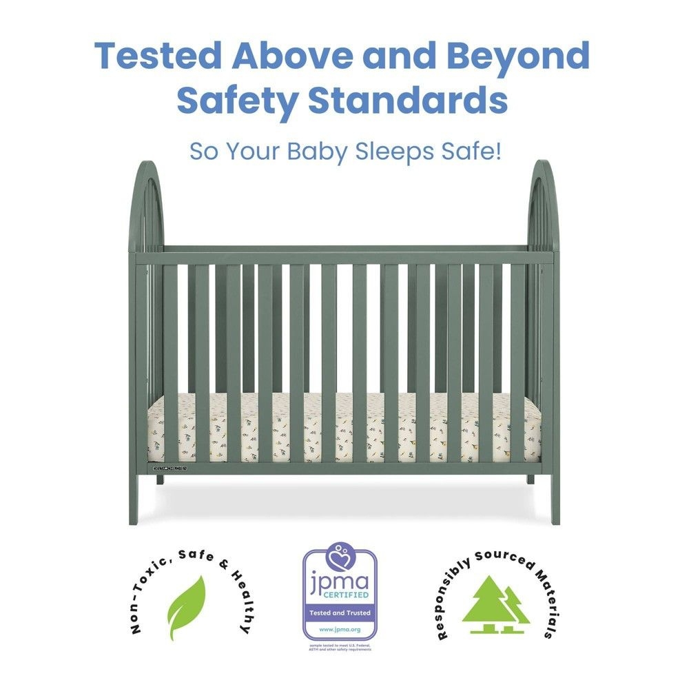 Delta Children Milano 4-in-1 Convertible Crib - Grassy Glen