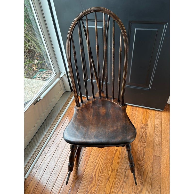 Early 20th Century Nichols & Stone Ladies Windsor Rocking Chair