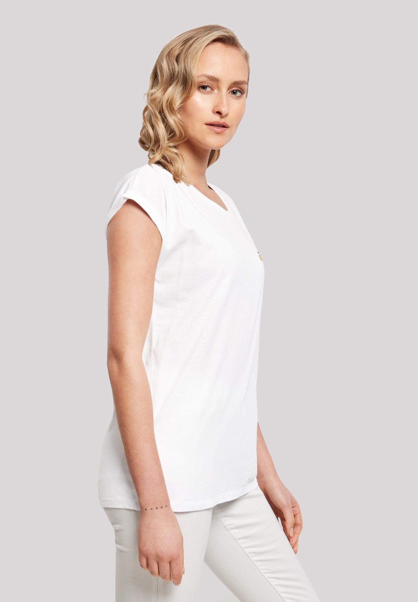 F4NT4STIC WOODSTOCK BRUST LOGO - T-Shirt print - white