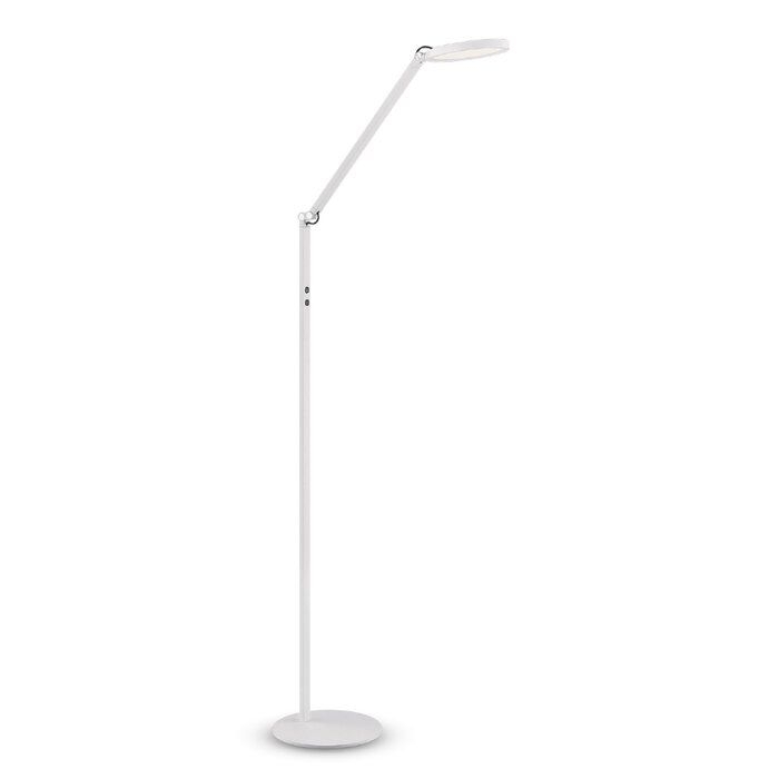 FABAS LED-Stehlampe Regina Wei Alu, Eisen, Stahl & Metall