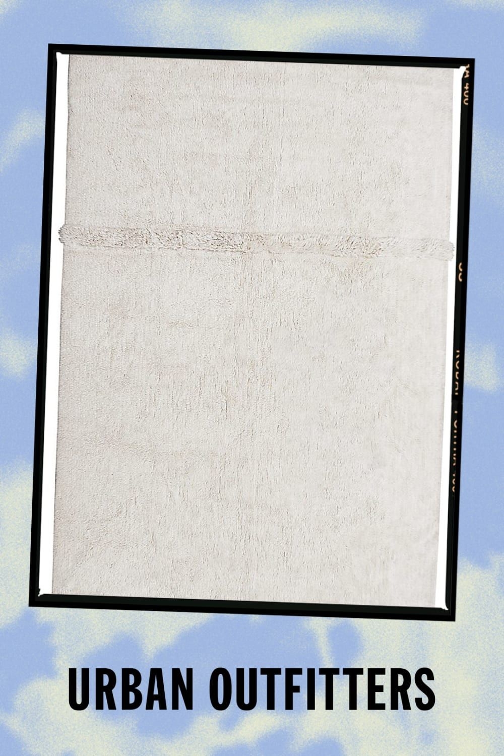 Lorena Canals Tundra Washable Wool Rug in White at Urban Outfitters