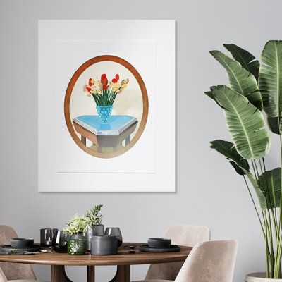 Mr. Marin Flowers by David Hockney - Unframed Print blue/Brown/Red 33.25 x 27.0 x 1.0 in, Paper | Home Decor | Wayfair Canada