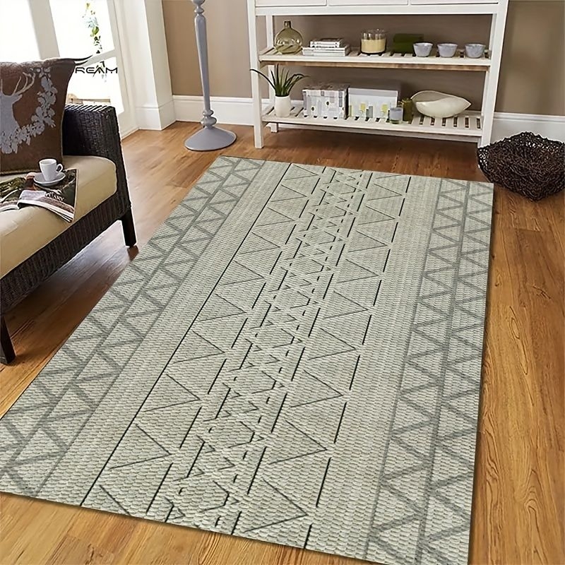 1pc Tapis De Zone Tiss Doux, Tapis D'extrieur Anti-drapant En Liquidation Pour Patio, Tapis Tiss Lavable Pour VR, Porche, Terrasse, Camping-car, Balcon, Arrire-cour, Tapis Pliable Doux Pour Salon Intrieur Chambre Couche
