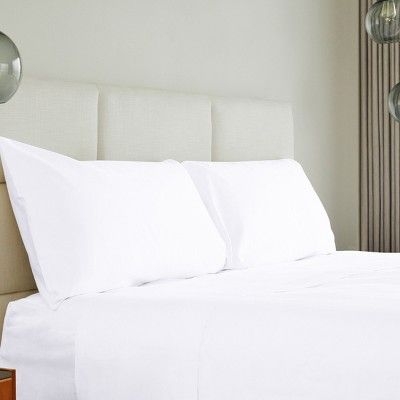 Buttery Soft 800 Thread Count 100% Cotton Sheet Set By California Design Den - Bright White, California King