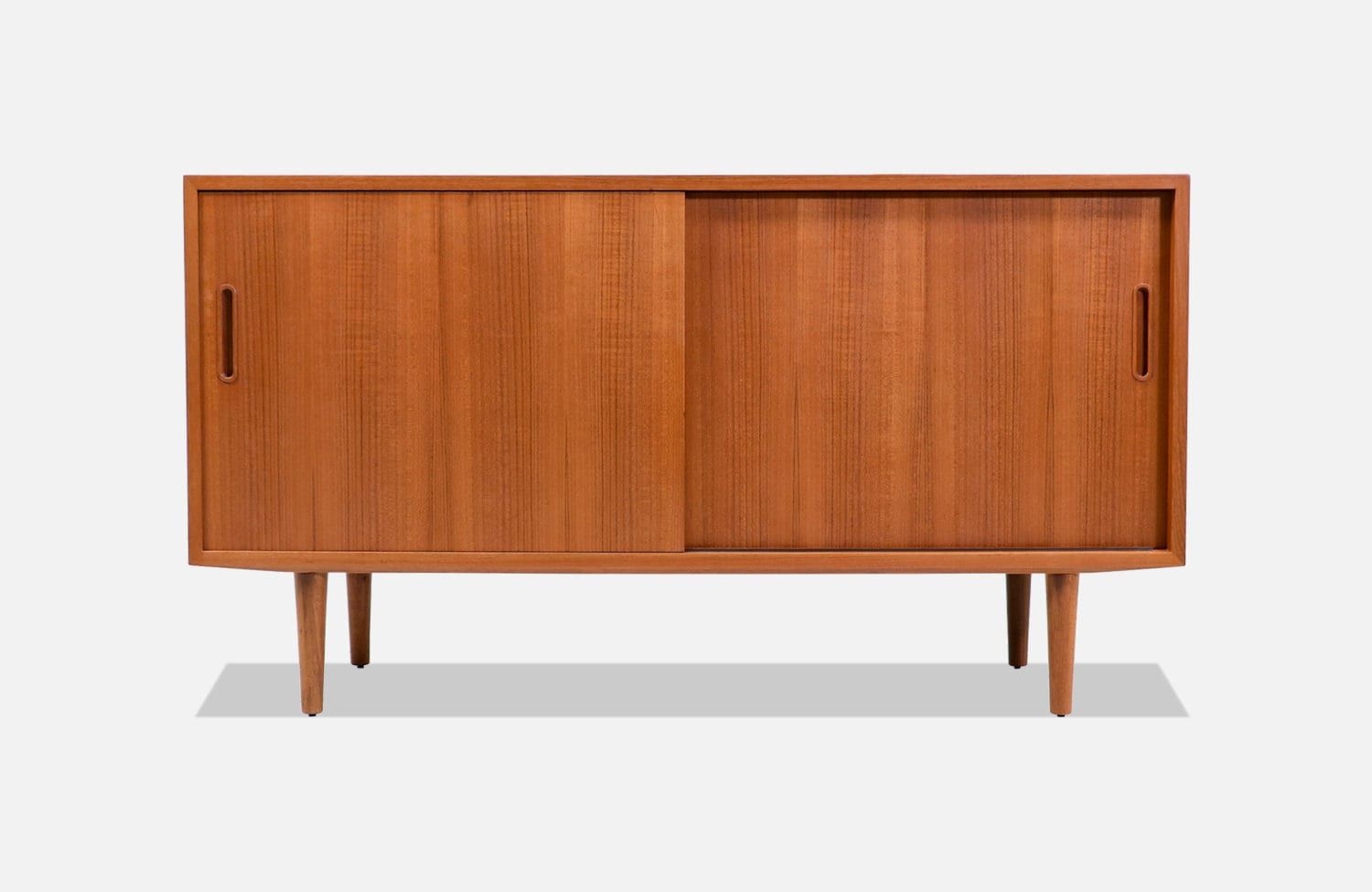 Danish Modern Teak Credenza by Carlo Jensen for Hundevad