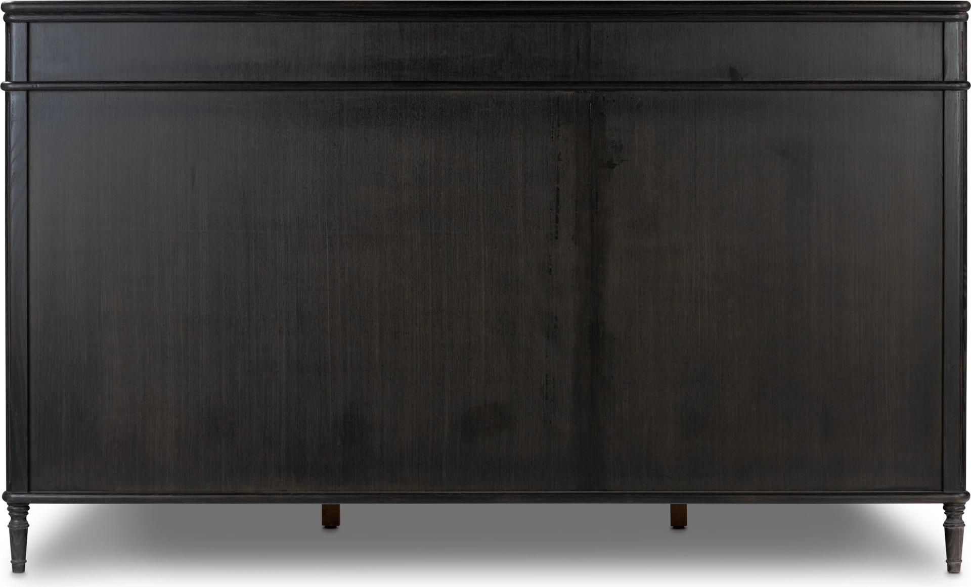 Four Hands Toulouse Bed - Finish: Distressed Black; Size: Queen