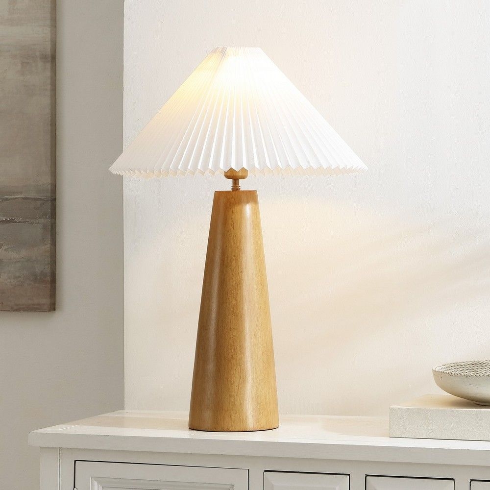 Freya 28 Inch Resin Table Lamp - Antique Brown - Safavieh.
