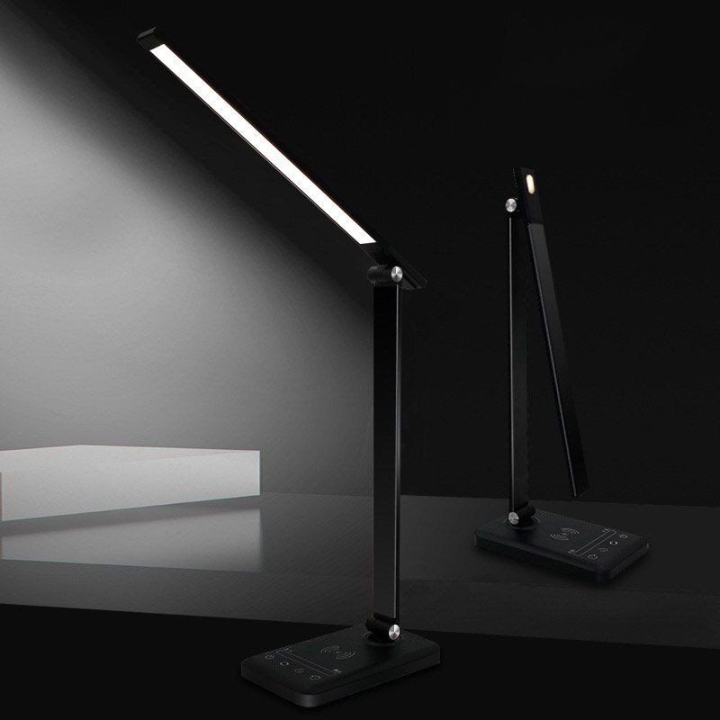 Light Up Your Study Time with Our Rotatable LED Desk Lamp - phone charging