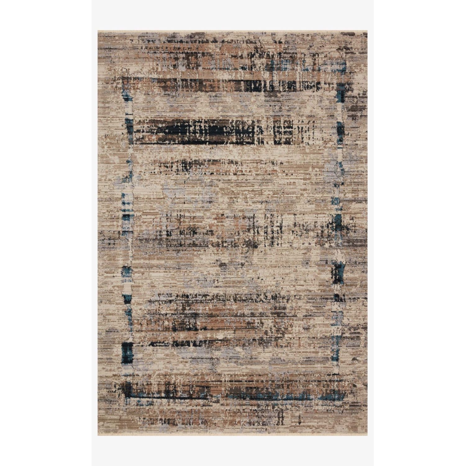 Loloi LEIGLEI-01GNSL96D0 Leigh Granite & Slate Rug Grey Premium Shipping Options, Transitional | Bellacor
