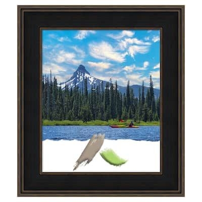 Mezzanine Espresso Wood Picture Frame Opening Size 20 x 24 in.