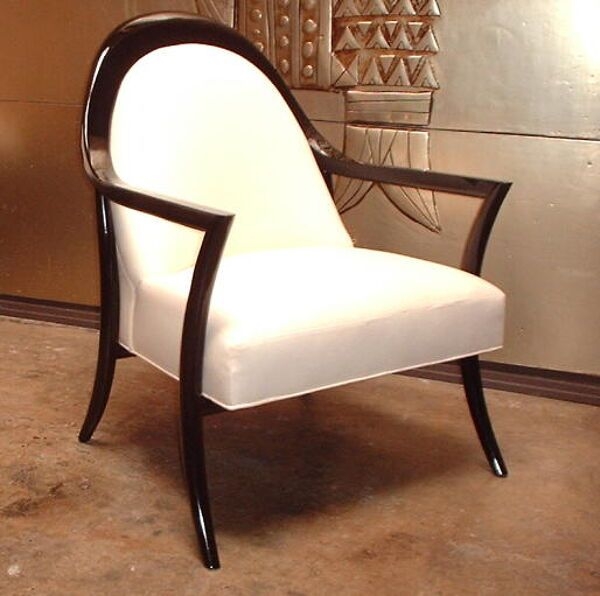 Paire de fauteuils de style mid-century