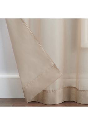Pairs To Go Victoria Voile Sheer Curtain Panel Pair, 59 In X 95 In