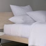 Perla White Flat Sheet - Full/Queen