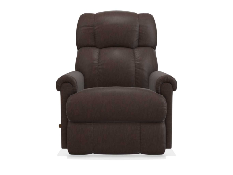 Pinnacle Leather Match Rocking Recliner with Memory Foam Cushion