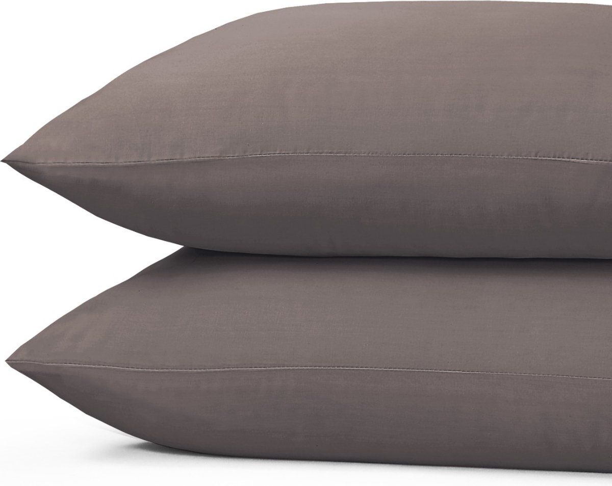 Princess Line Kussenslopen 100% Zachte Katoen - 60x60 cm - (set van 4 stuks) - Beige