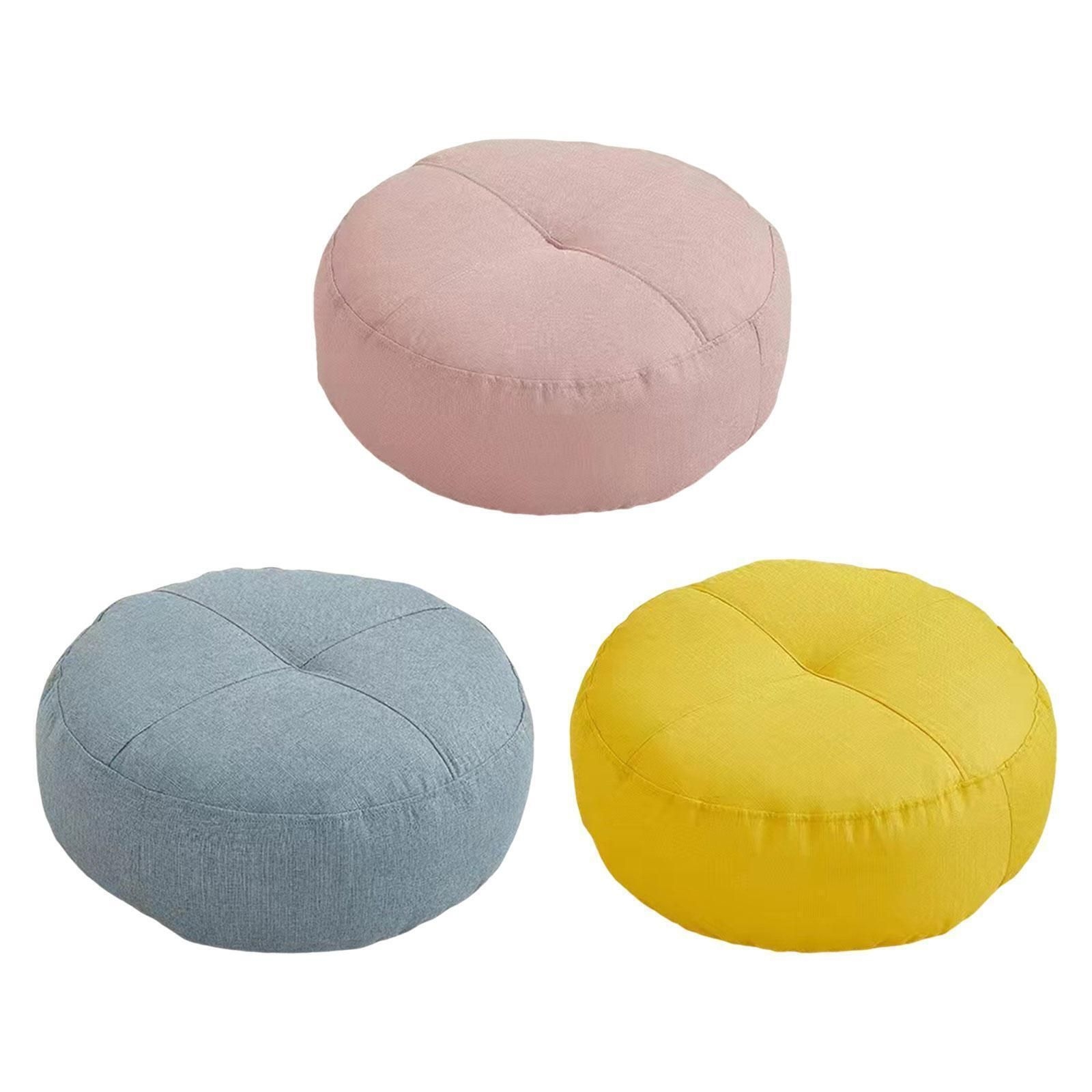 Round Floor Pillow Meditation Cushion For Floor Seating Chair Sofa Bedroom