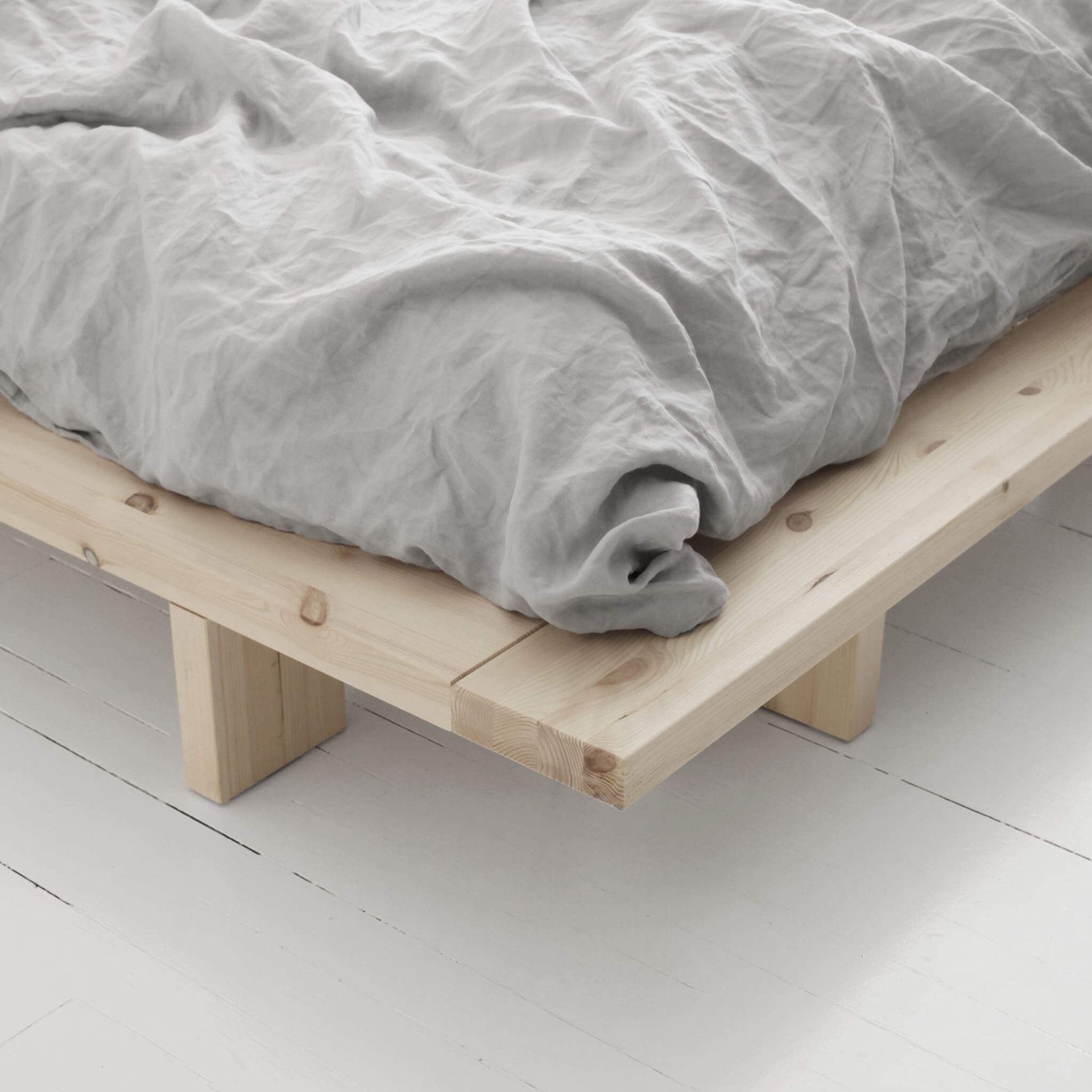 Structure futon japan en bois naturel 140x200 - Karup Design - Karup Design - Bois naturel