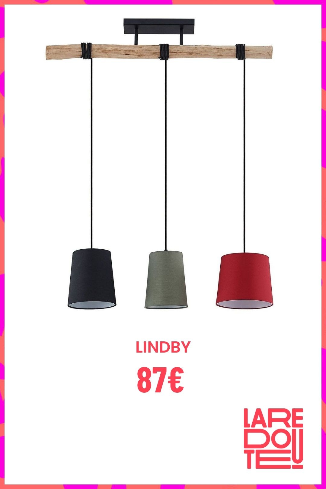 Suspension En Bois, Amilia
