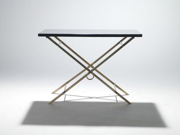 Table dappoint laque laiton annes 60