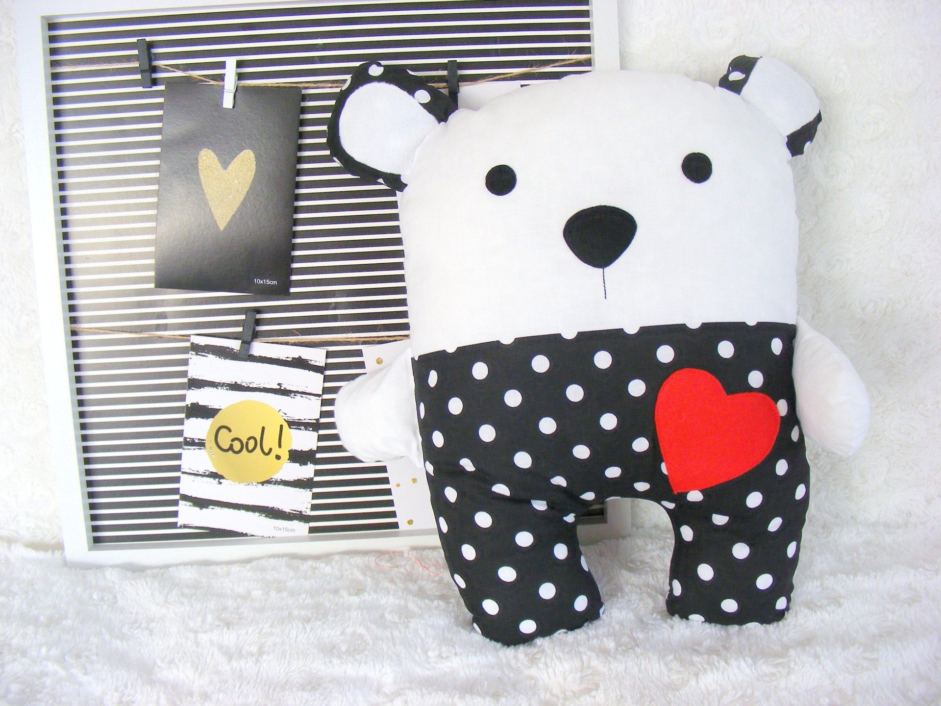Teddy Bear Pillow Cushion Bear monogrammed pillow bear nursery decor kids room decor neutral pillows,