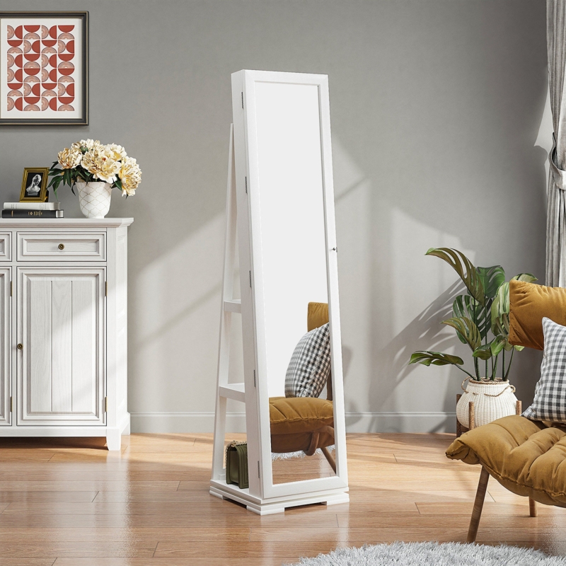 14.5669'' Wide Freestanding Jewelry Armoire