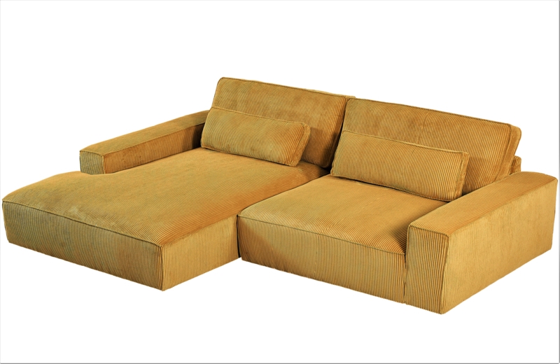 2 - Piece Corduroy Sectional