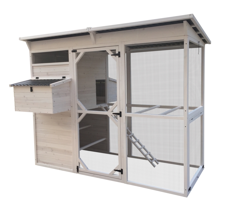 27.77 Square Feet Chicken Coop For Up To 6 Chickens