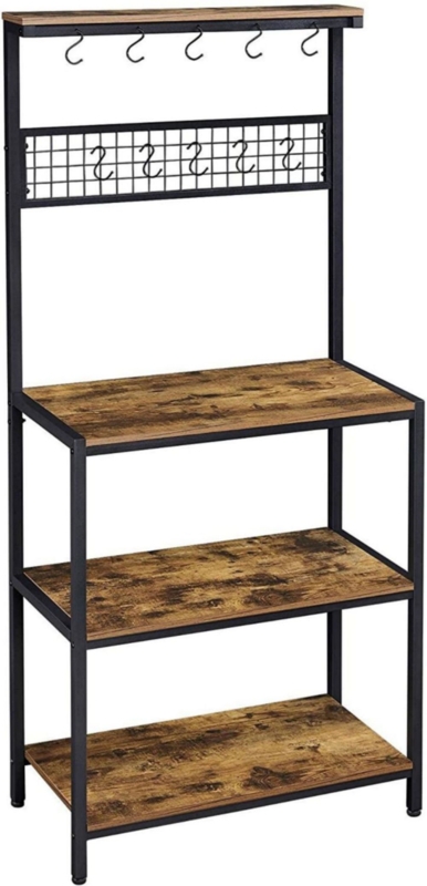 31.5'' Standard Baker's Rack with Microwave Compatibility