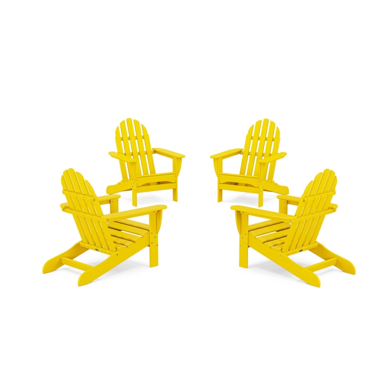 4-Piece Classic Adirondack Conversation Set (Set of 4)