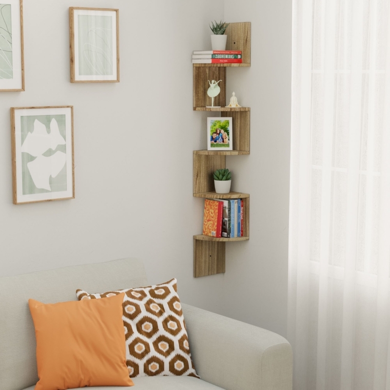 Corner Shelves for Living Room | Foter