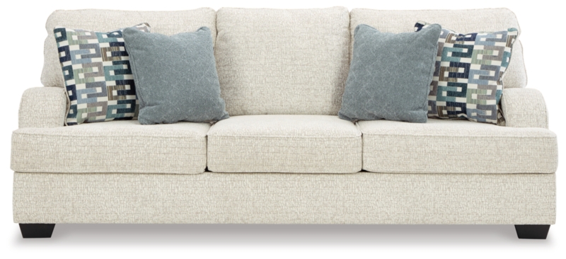 92" Recessed Arm Sofa Bed with Reversible Cushions