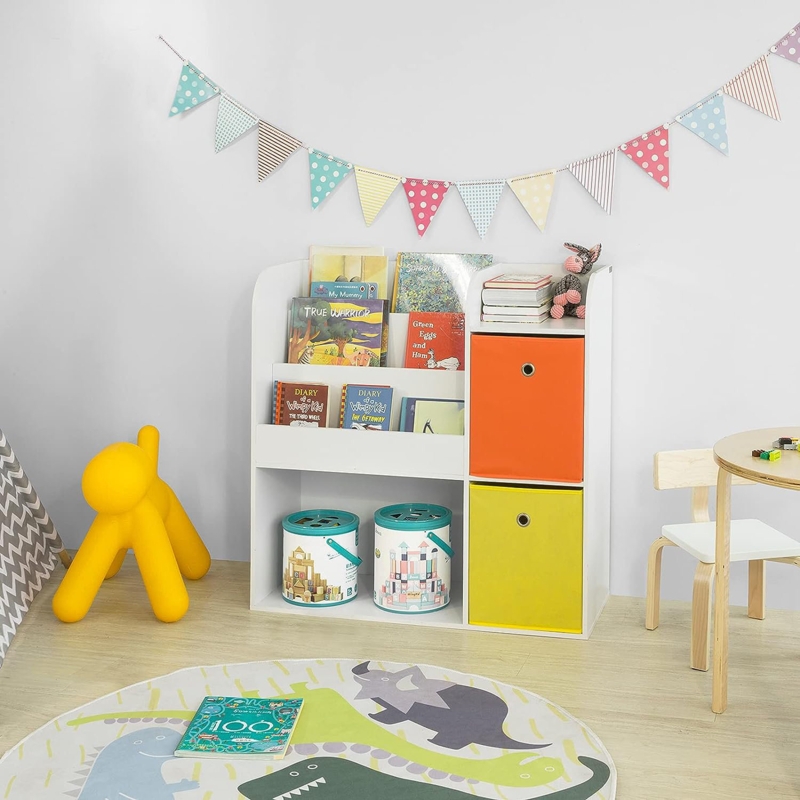 Achilina 34.25'' H X 35.04'' W Toy Storage Kids Book Display