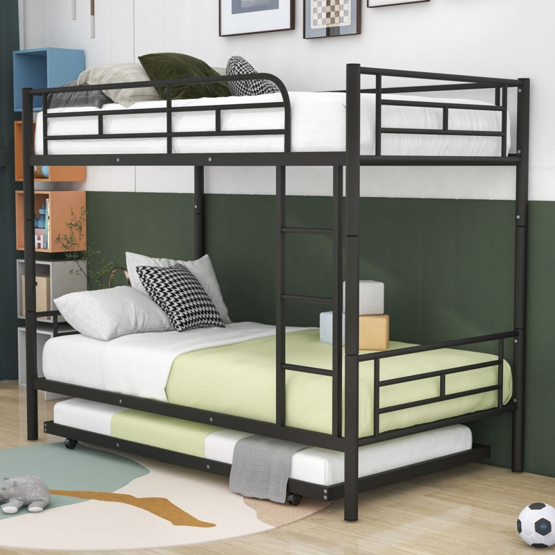 Agapanthus Kids Twin Over Twin Bunk Bed with Trundle