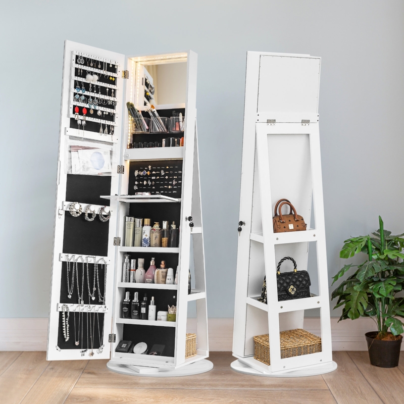 Aken 18.11'' Wide Freestanding Jewelry Armoire