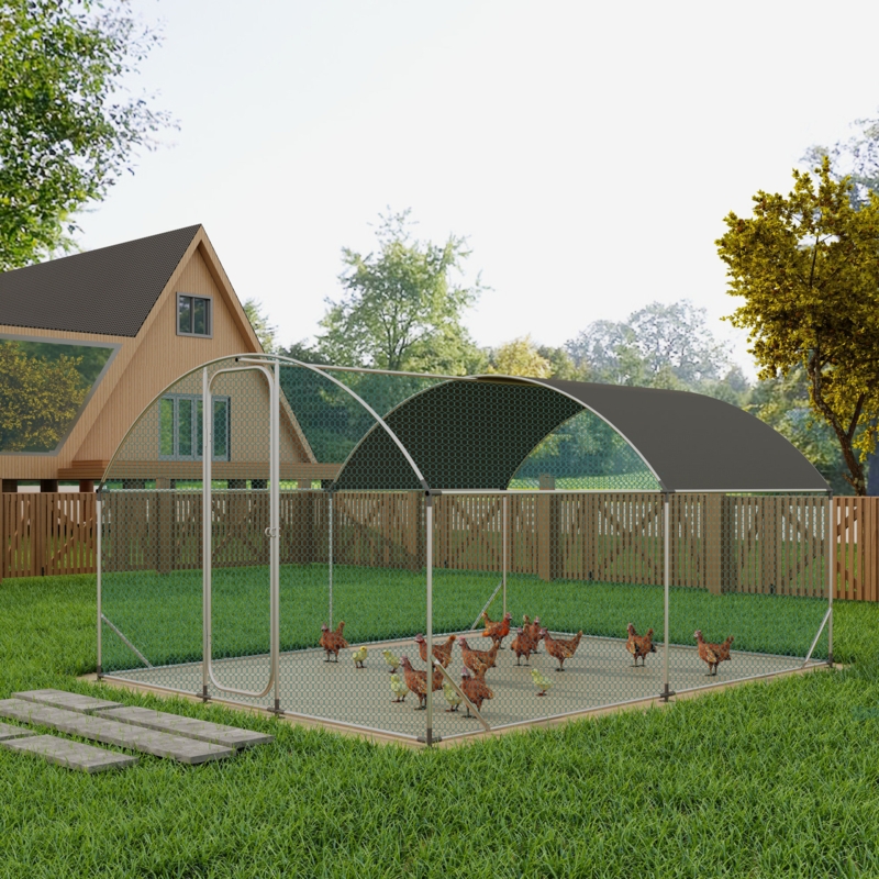 Alena 157.48 Square Feet Walk In Chicken Coop