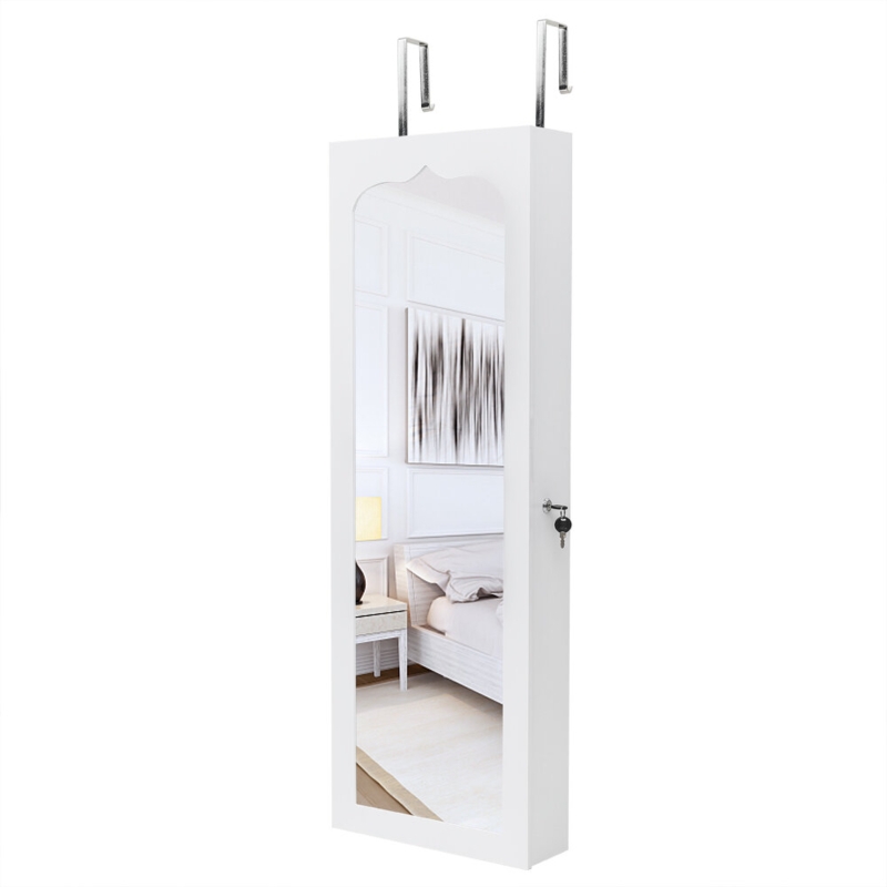 Aloin 14'' Wide Jewelry Armoire with Mirror