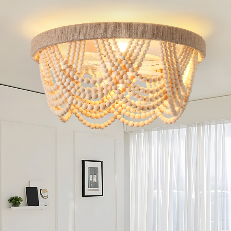 Annadell 20'' Farmhouse Boho Caged Ceiling Fan with Light Kit