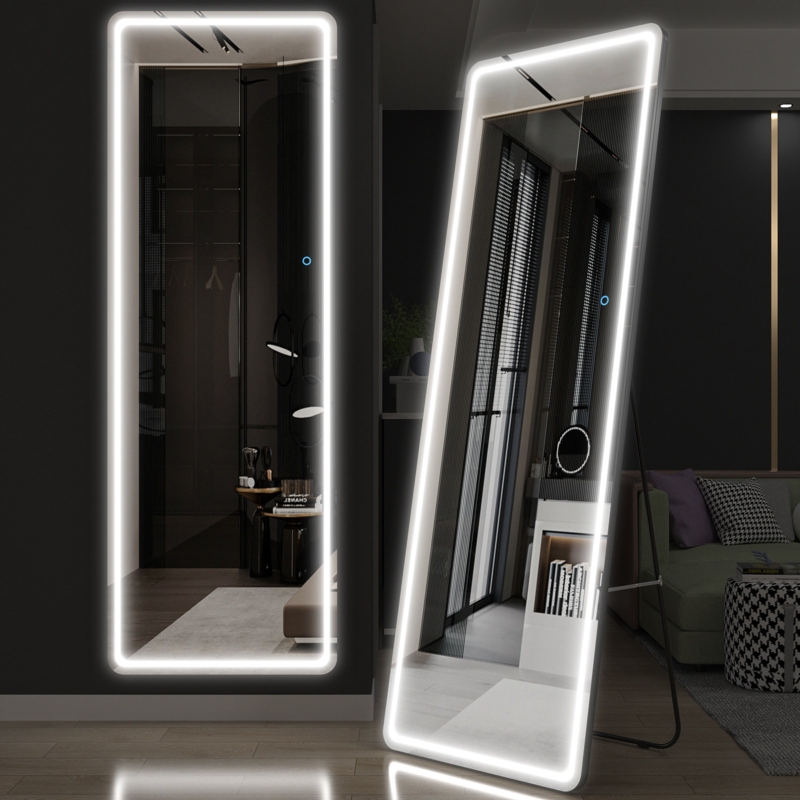 Ariad Rectangle LED Metal Mirror